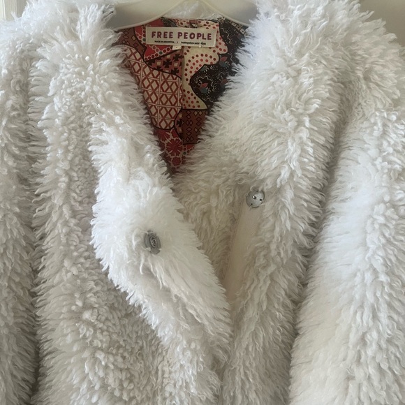 FREE PEOPLE LENA TEDDY JACKET - Picture 3 of 6